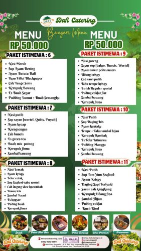 Dafi Catering - Produk
