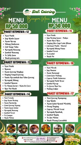 Dafi Catering - Produk