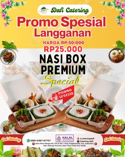 Dafi Catering - Menu Promo SPesial Pelanggan